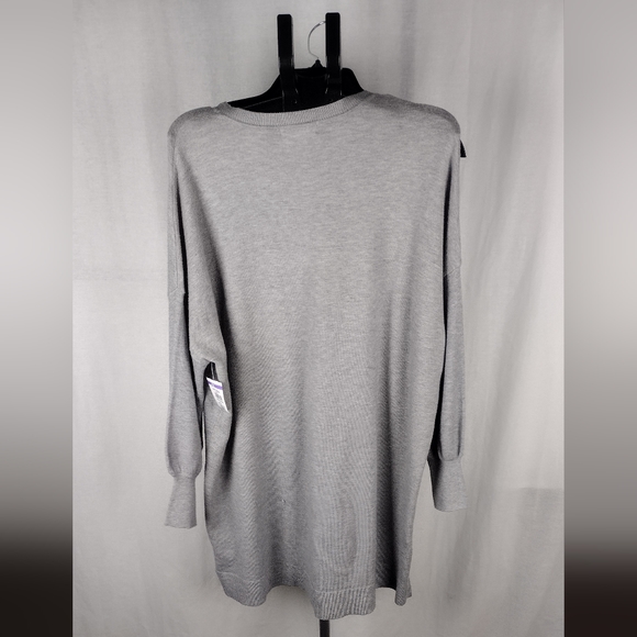 BB DAKOTA Olivia Long Sleeve Sweater Minidress Grey Size Medium 6-8 NWT - Picture 12 of 12
